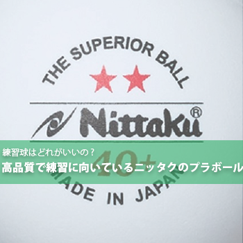 練習球はどれがいいの 高品質で練習に向いているニッタクのプラボール 卓球用品の専門レビューサイト たくつうpress