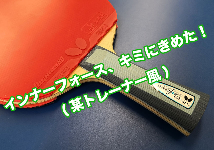旧ビスカリアグリップ インナーフォースレイヤーALC 卓球ラケット 